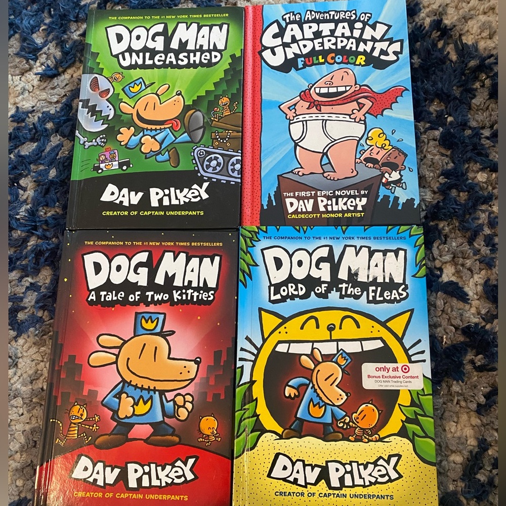Dog man and captain underpants books